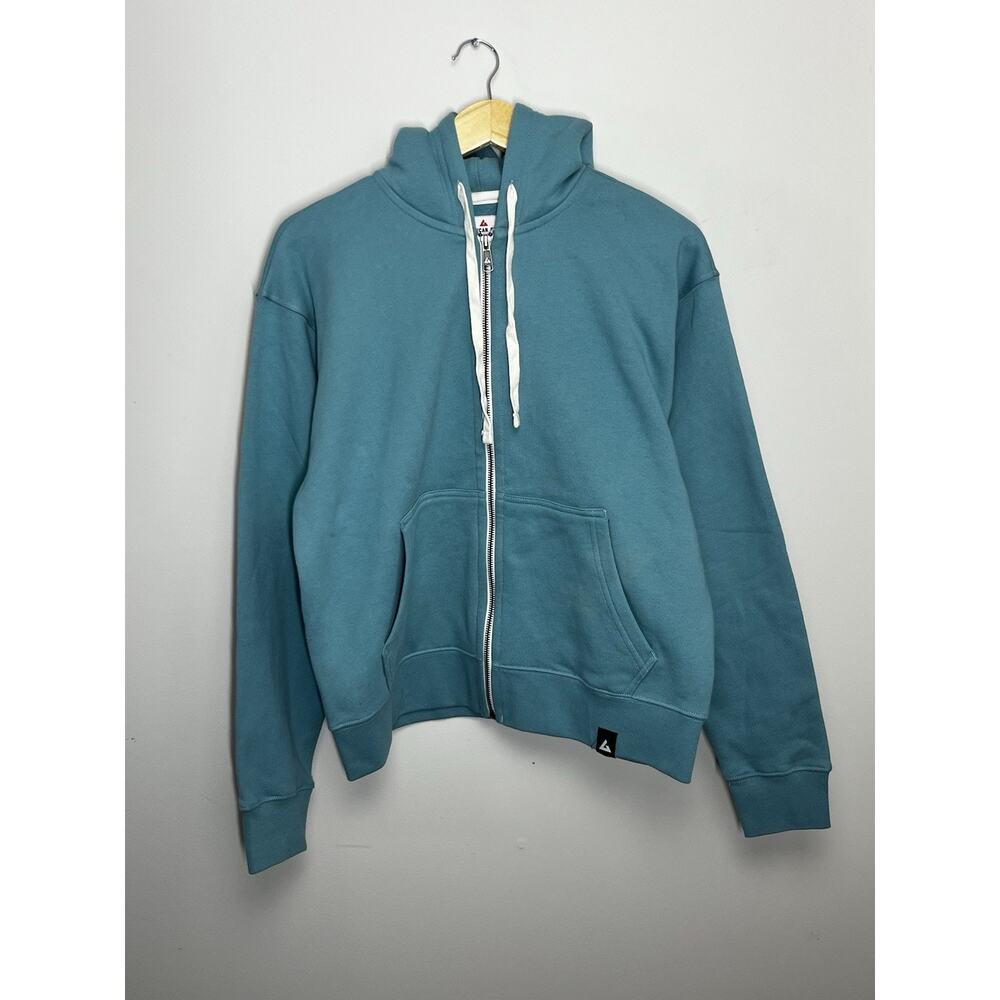 American Giant Womens Midweight Full Zip Hoodie Sweatshirt Medium Cotton USA